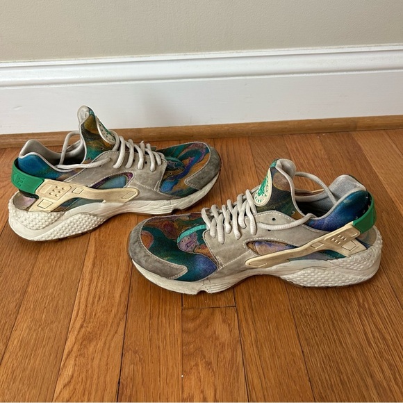 Nike Men’s Air Huarache Run Print Alternate Galaxy Sneakers Size 9.5 - Picture 5 of 8